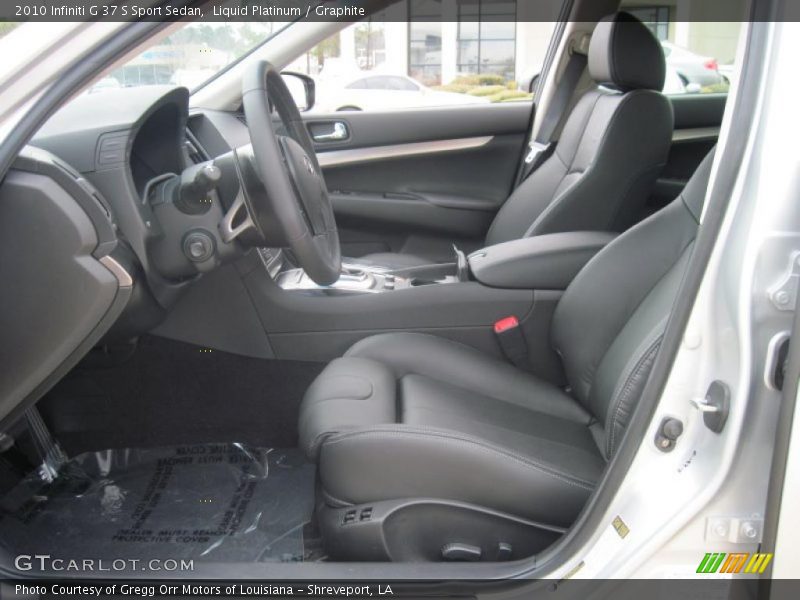 Liquid Platinum / Graphite 2010 Infiniti G 37 S Sport Sedan