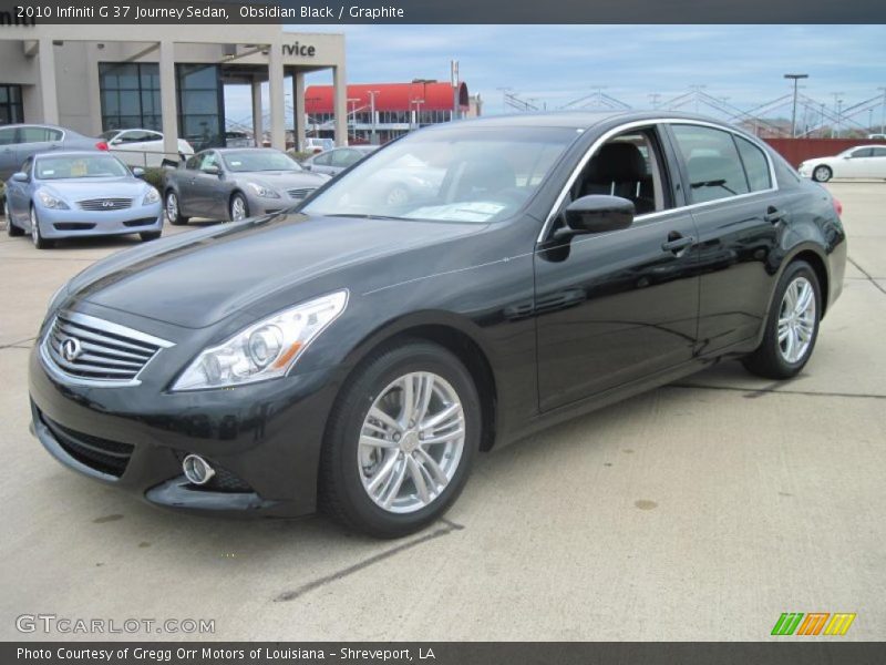 Obsidian Black / Graphite 2010 Infiniti G 37 Journey Sedan