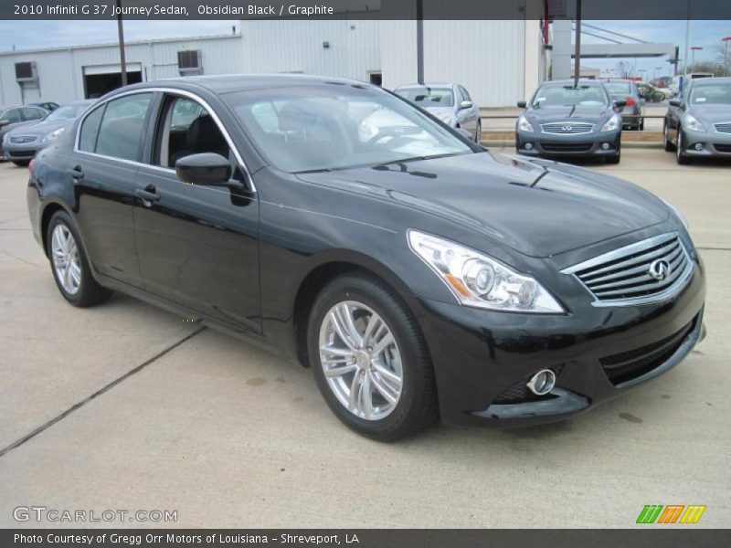 Obsidian Black / Graphite 2010 Infiniti G 37 Journey Sedan