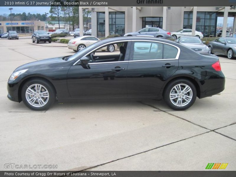 Obsidian Black / Graphite 2010 Infiniti G 37 Journey Sedan
