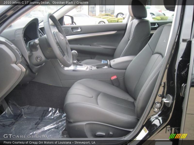 Obsidian Black / Graphite 2010 Infiniti G 37 Journey Sedan