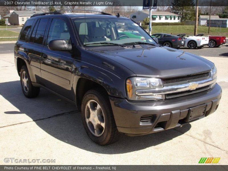 Graphite Metallic / Light Gray 2007 Chevrolet TrailBlazer LS 4x4