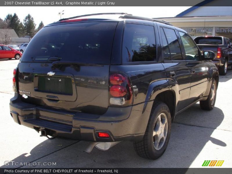 Graphite Metallic / Light Gray 2007 Chevrolet TrailBlazer LS 4x4
