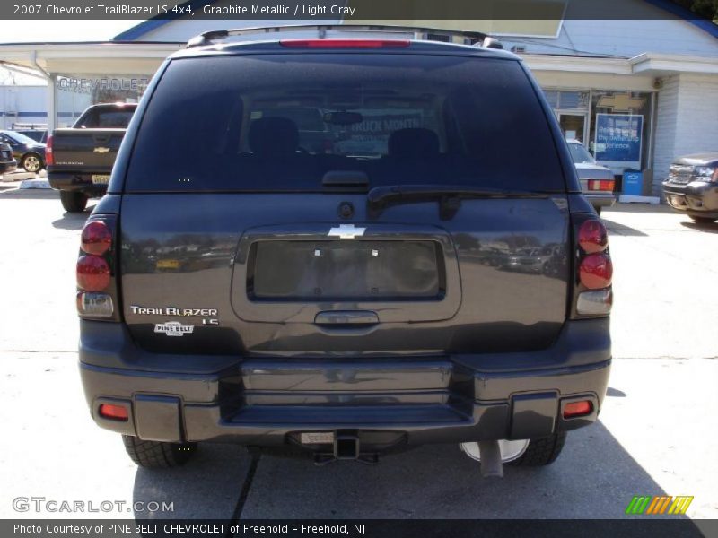 Graphite Metallic / Light Gray 2007 Chevrolet TrailBlazer LS 4x4