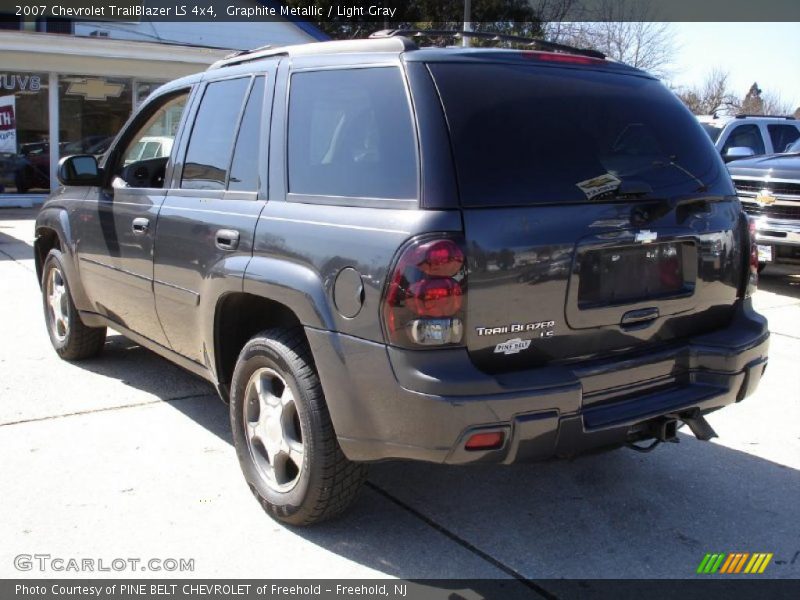 Graphite Metallic / Light Gray 2007 Chevrolet TrailBlazer LS 4x4