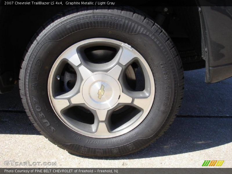 Graphite Metallic / Light Gray 2007 Chevrolet TrailBlazer LS 4x4