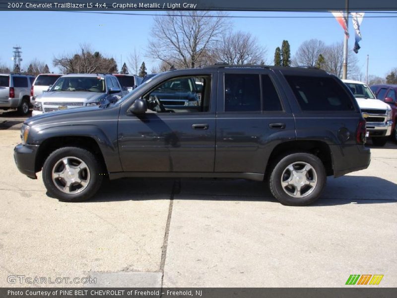 Graphite Metallic / Light Gray 2007 Chevrolet TrailBlazer LS 4x4