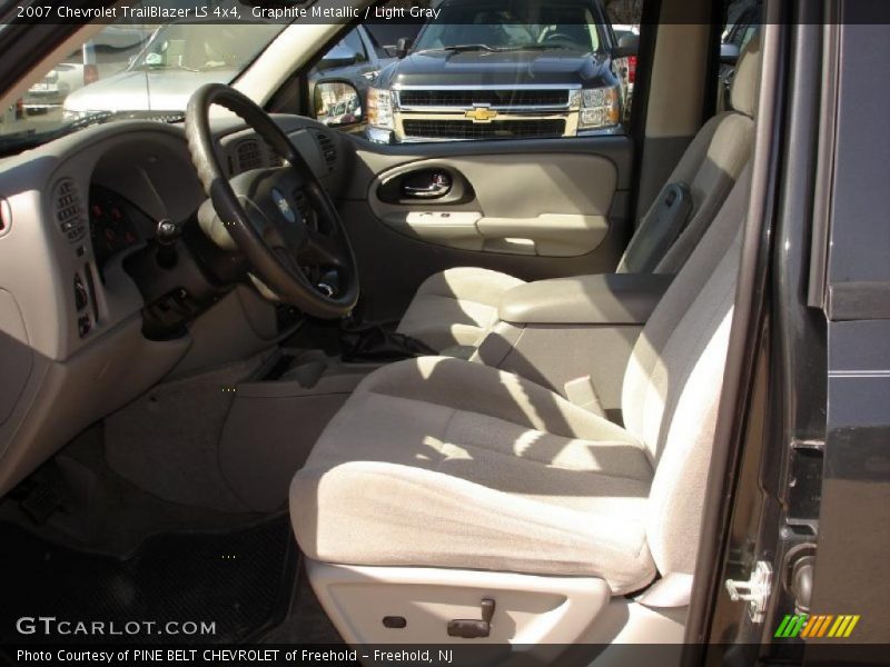 Graphite Metallic / Light Gray 2007 Chevrolet TrailBlazer LS 4x4