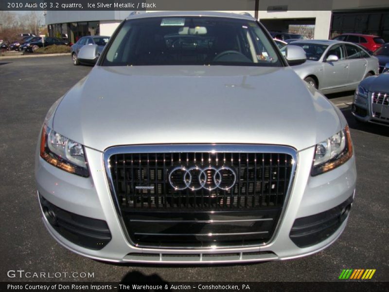 Ice Silver Metallic / Black 2010 Audi Q5 3.2 quattro