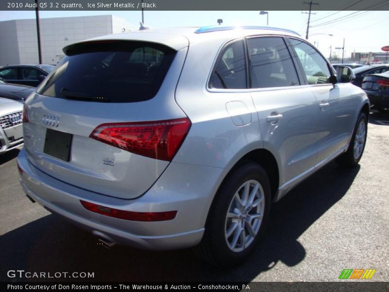 Ice Silver Metallic / Black 2010 Audi Q5 3.2 quattro