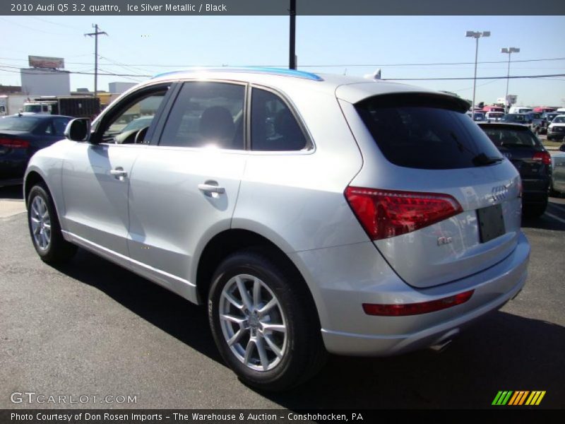 Ice Silver Metallic / Black 2010 Audi Q5 3.2 quattro