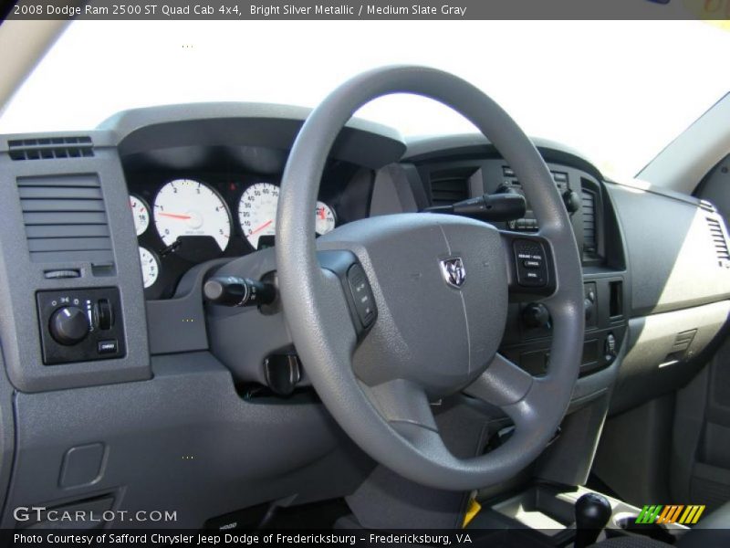 Bright Silver Metallic / Medium Slate Gray 2008 Dodge Ram 2500 ST Quad Cab 4x4