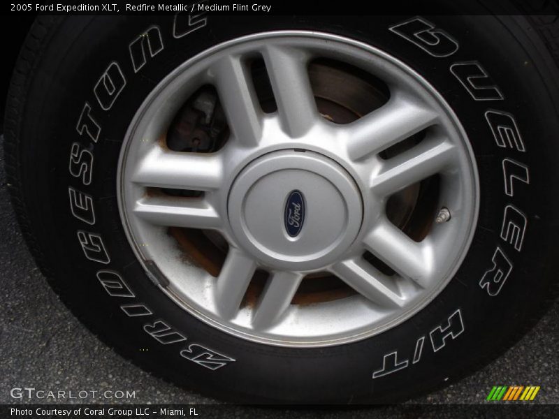 Redfire Metallic / Medium Flint Grey 2005 Ford Expedition XLT