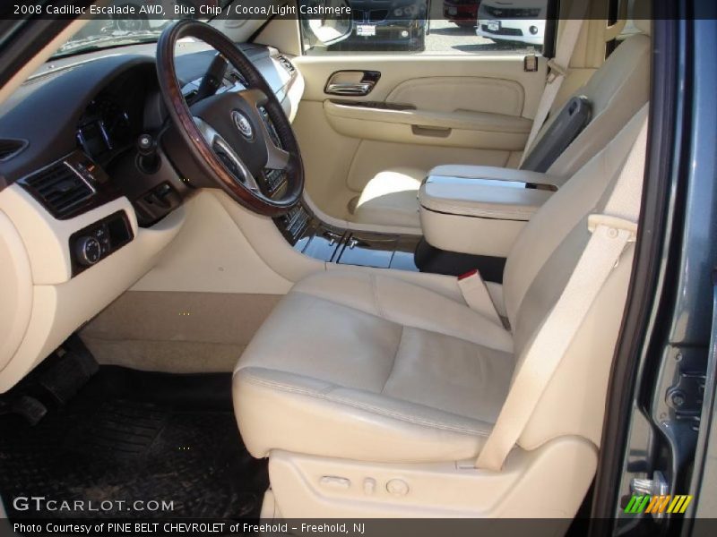 Blue Chip / Cocoa/Light Cashmere 2008 Cadillac Escalade AWD