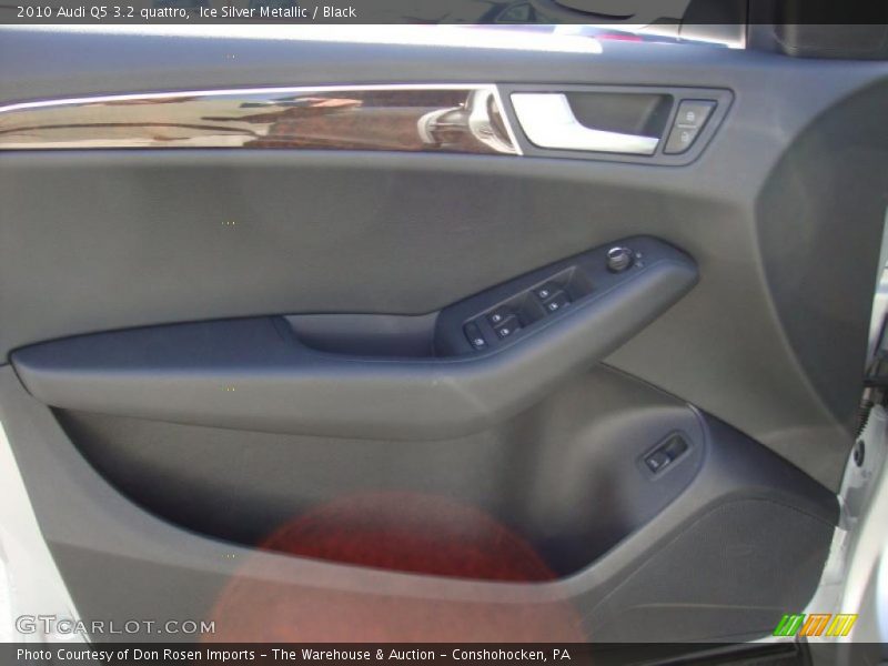 Ice Silver Metallic / Black 2010 Audi Q5 3.2 quattro