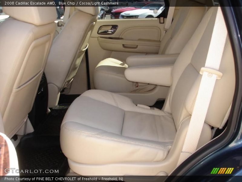 Blue Chip / Cocoa/Light Cashmere 2008 Cadillac Escalade AWD