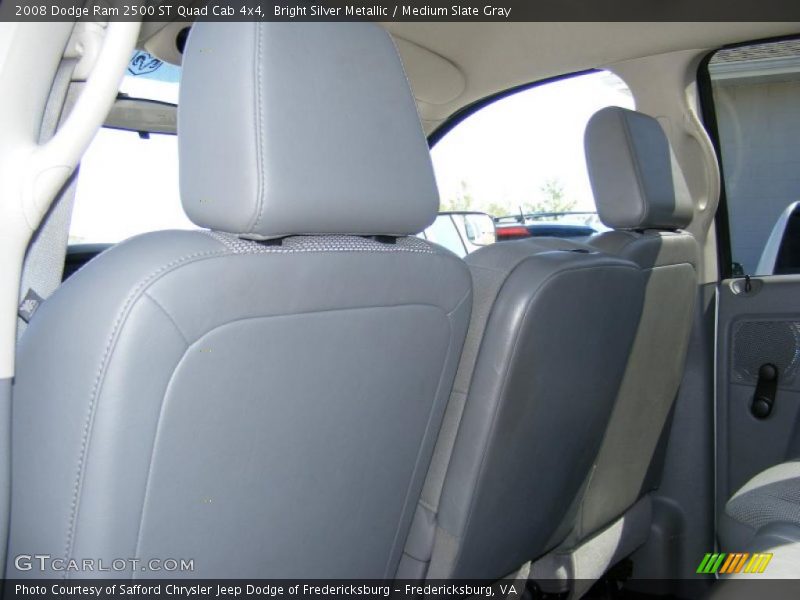Bright Silver Metallic / Medium Slate Gray 2008 Dodge Ram 2500 ST Quad Cab 4x4
