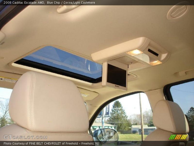 Blue Chip / Cocoa/Light Cashmere 2008 Cadillac Escalade AWD
