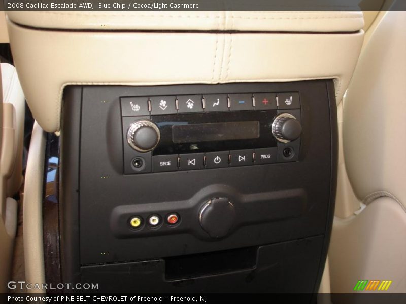 Blue Chip / Cocoa/Light Cashmere 2008 Cadillac Escalade AWD