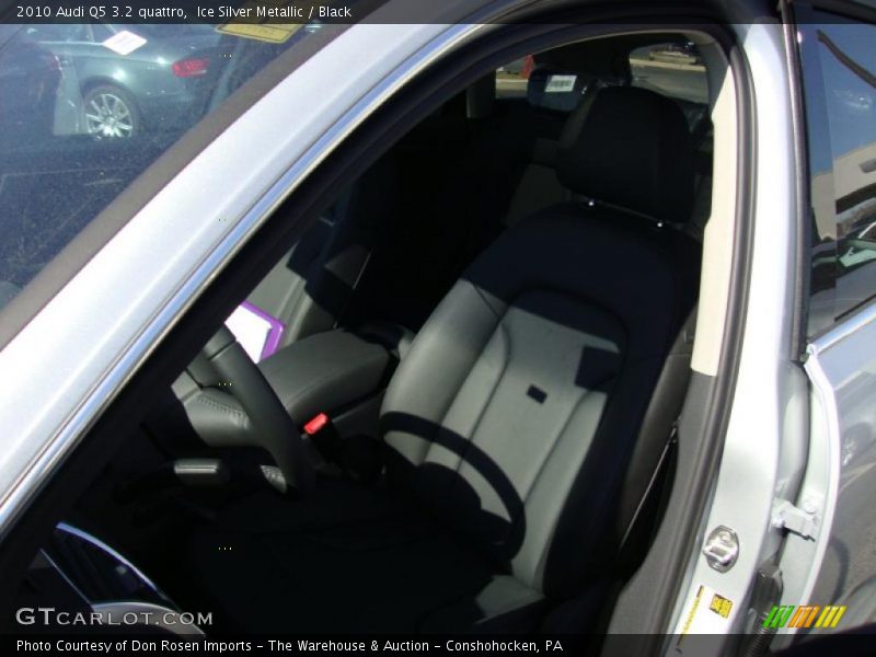 Ice Silver Metallic / Black 2010 Audi Q5 3.2 quattro