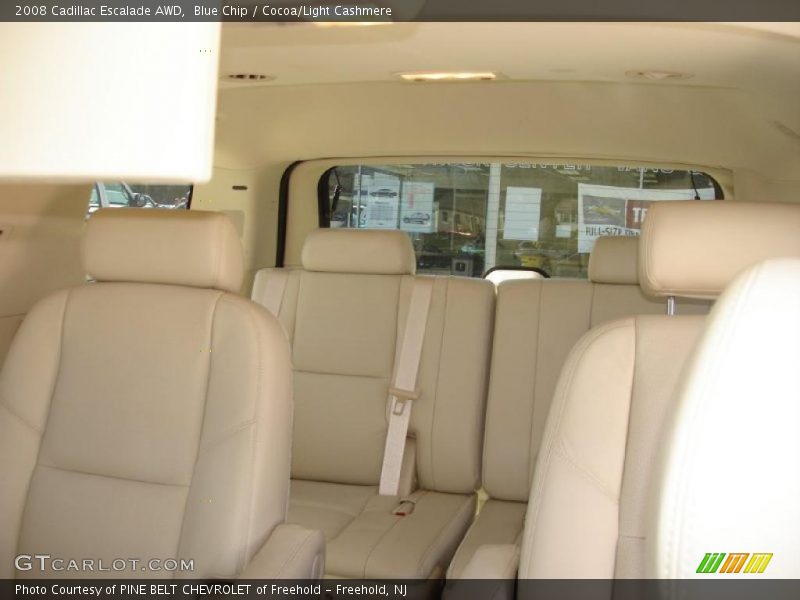 Blue Chip / Cocoa/Light Cashmere 2008 Cadillac Escalade AWD