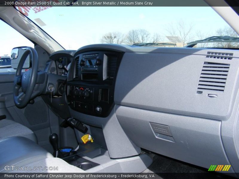 Bright Silver Metallic / Medium Slate Gray 2008 Dodge Ram 2500 ST Quad Cab 4x4