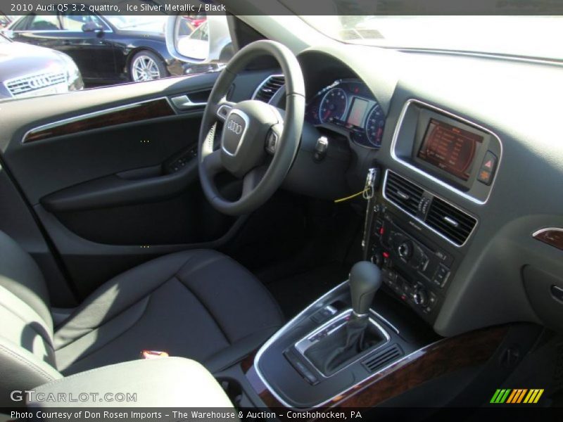 Ice Silver Metallic / Black 2010 Audi Q5 3.2 quattro