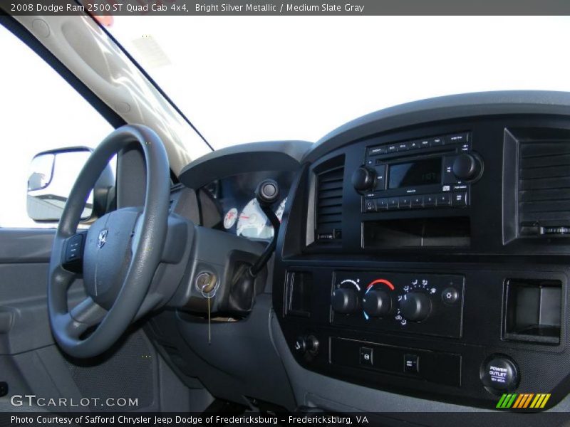 Bright Silver Metallic / Medium Slate Gray 2008 Dodge Ram 2500 ST Quad Cab 4x4