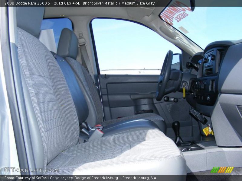 Bright Silver Metallic / Medium Slate Gray 2008 Dodge Ram 2500 ST Quad Cab 4x4