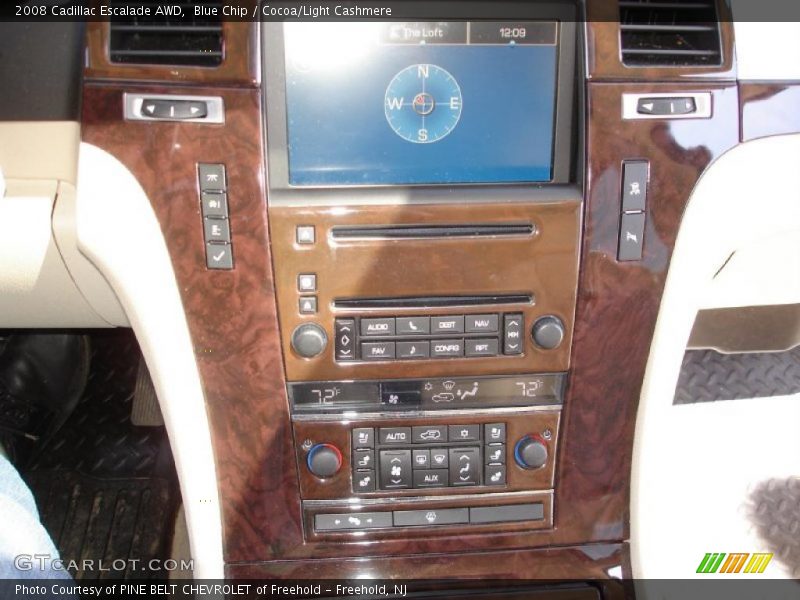 Blue Chip / Cocoa/Light Cashmere 2008 Cadillac Escalade AWD