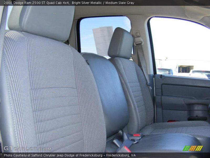 Bright Silver Metallic / Medium Slate Gray 2008 Dodge Ram 2500 ST Quad Cab 4x4