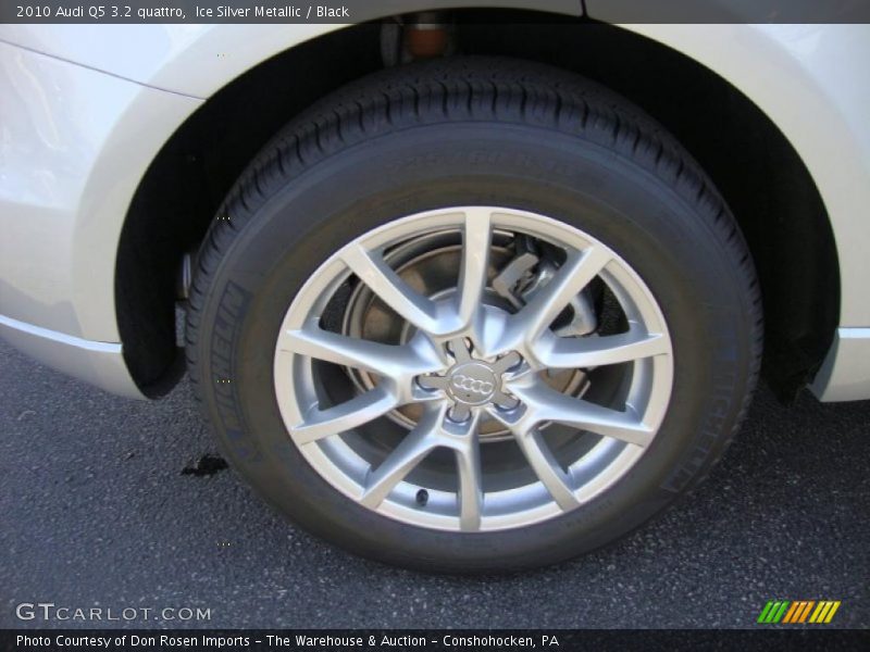 Ice Silver Metallic / Black 2010 Audi Q5 3.2 quattro