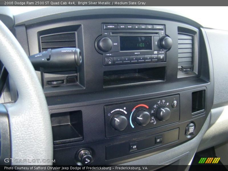 Bright Silver Metallic / Medium Slate Gray 2008 Dodge Ram 2500 ST Quad Cab 4x4
