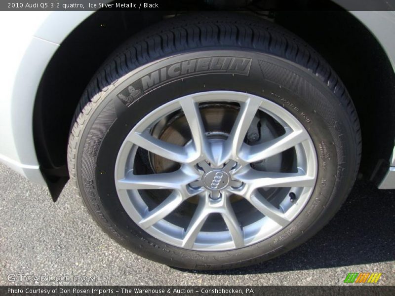 Ice Silver Metallic / Black 2010 Audi Q5 3.2 quattro