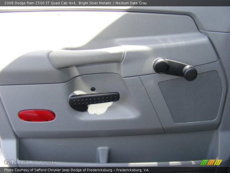 Bright Silver Metallic / Medium Slate Gray 2008 Dodge Ram 2500 ST Quad Cab 4x4