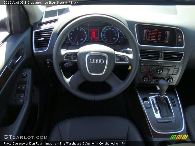 Ice Silver Metallic / Black 2010 Audi Q5 3.2 quattro