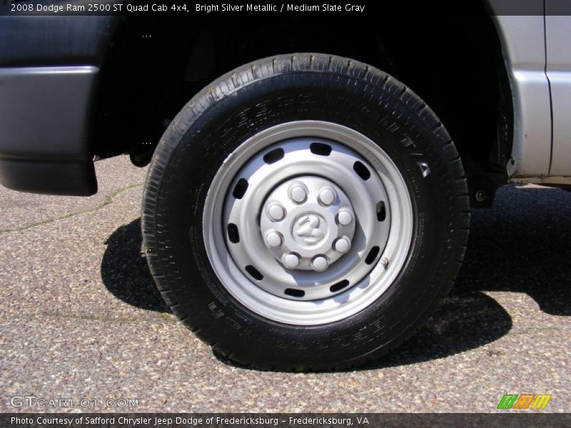 Bright Silver Metallic / Medium Slate Gray 2008 Dodge Ram 2500 ST Quad Cab 4x4