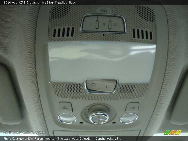Ice Silver Metallic / Black 2010 Audi Q5 3.2 quattro