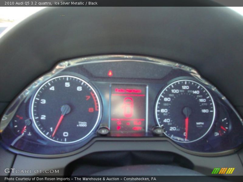 Ice Silver Metallic / Black 2010 Audi Q5 3.2 quattro