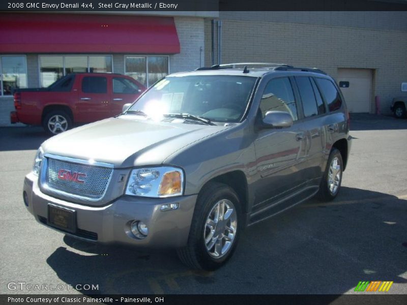 Steel Gray Metallic / Ebony 2008 GMC Envoy Denali 4x4