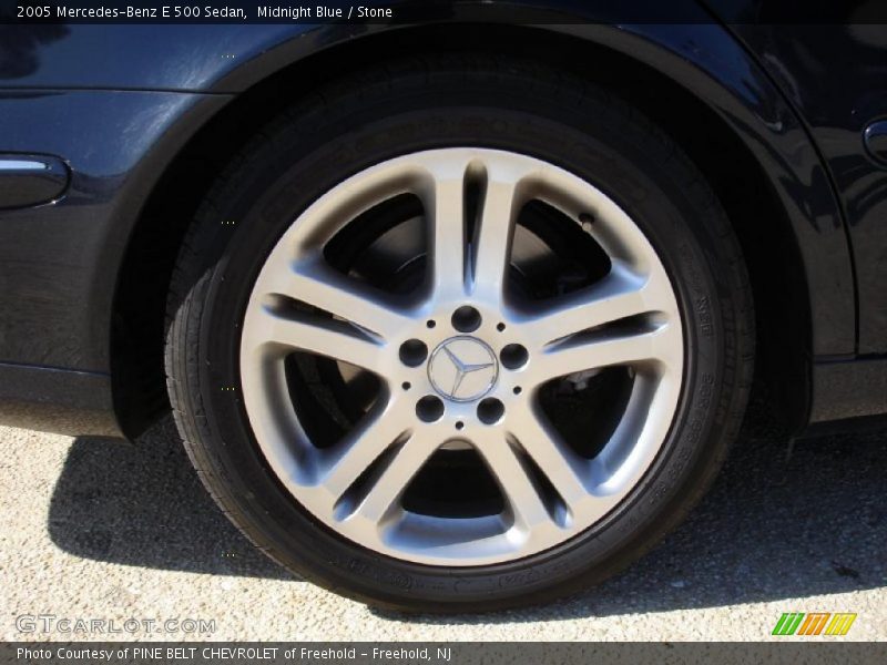 Midnight Blue / Stone 2005 Mercedes-Benz E 500 Sedan