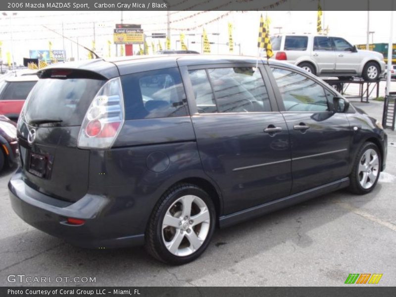Carbon Gray Mica / Black 2006 Mazda MAZDA5 Sport