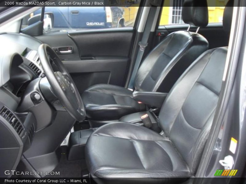 Carbon Gray Mica / Black 2006 Mazda MAZDA5 Sport
