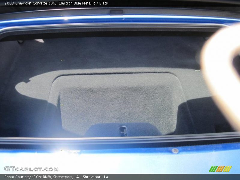 Electron Blue Metallic / Black 2003 Chevrolet Corvette Z06