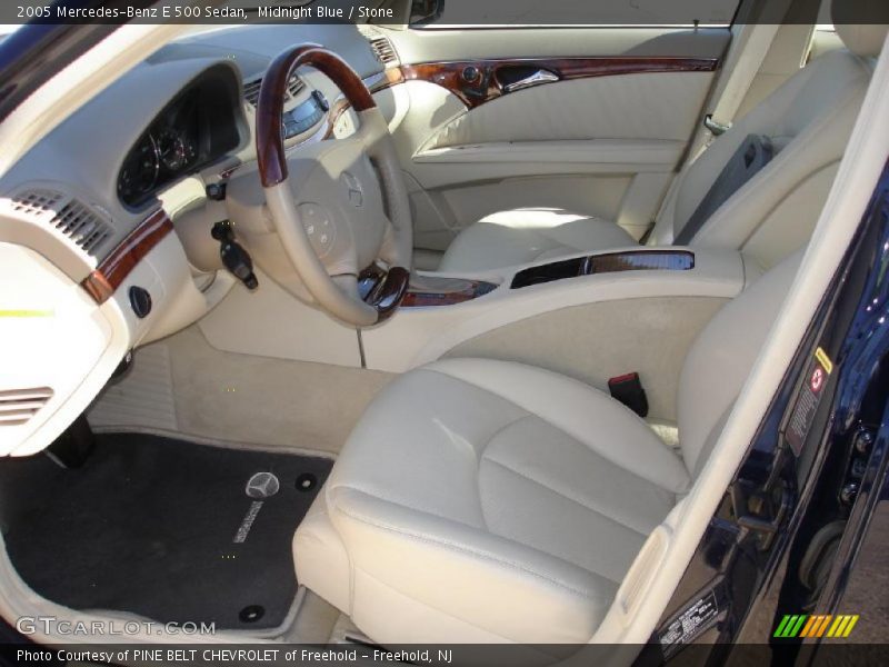 Midnight Blue / Stone 2005 Mercedes-Benz E 500 Sedan