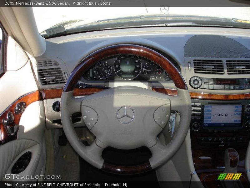 Midnight Blue / Stone 2005 Mercedes-Benz E 500 Sedan