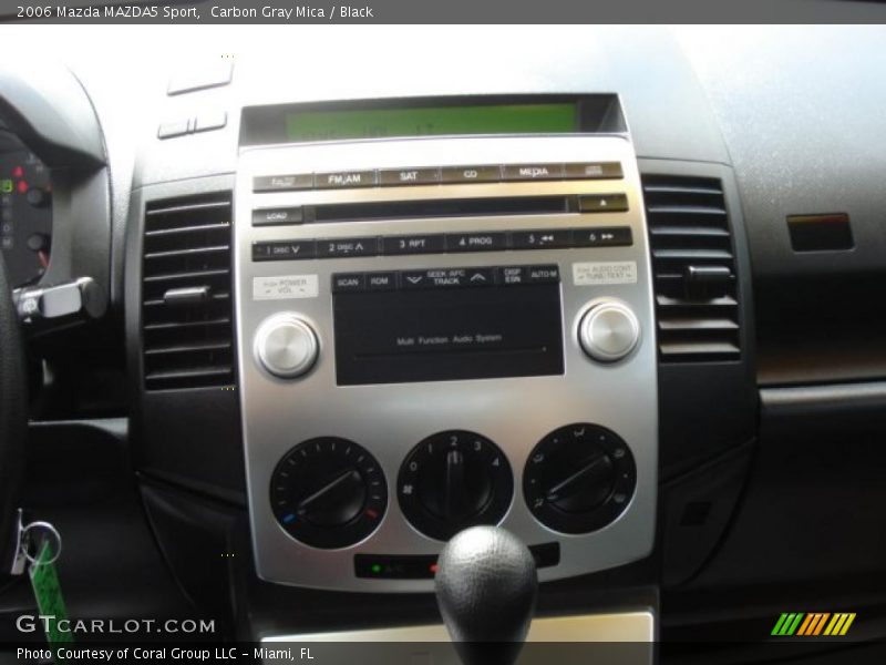 Carbon Gray Mica / Black 2006 Mazda MAZDA5 Sport