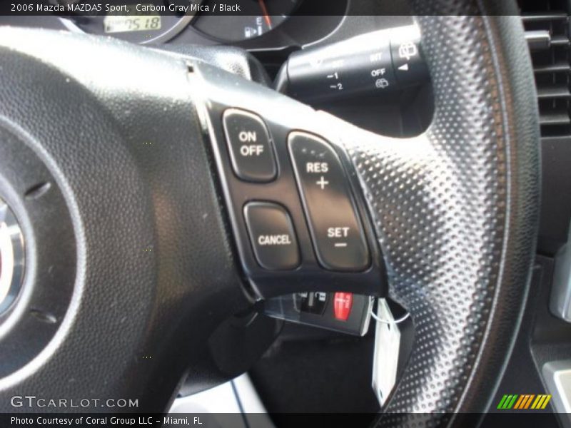 Carbon Gray Mica / Black 2006 Mazda MAZDA5 Sport