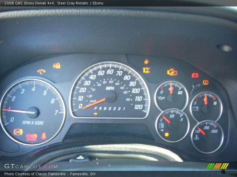 Steel Gray Metallic / Ebony 2008 GMC Envoy Denali 4x4