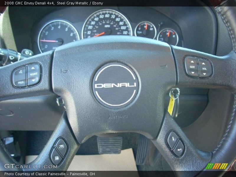 Steel Gray Metallic / Ebony 2008 GMC Envoy Denali 4x4